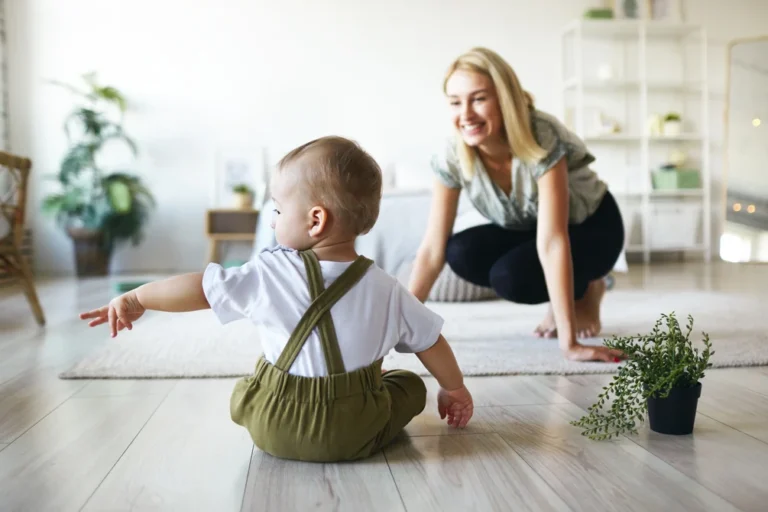 Billenschuiven bij een baby